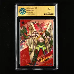 CCG Mint 9 KAYOU 2023 DC Comics CCG Card CHN DC-JS-017 Hawkman - Image 1
