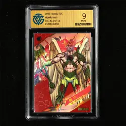 CCG Mint 9 KAYOU 2023 DC Comics CCG Card CHN DC-JS-017 Hawkman - Image 2
