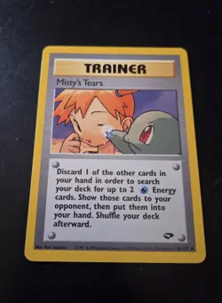 Pokemon TCG: Gym Challenge Misty's Tears Uncommon Card 118/132 LP - Image 1