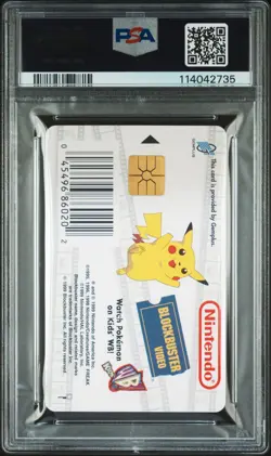Pokemon Card Jigglypuff Blockbuster Video Snap Smart Card 1999 PSA 10 GEM MINT - Image 2