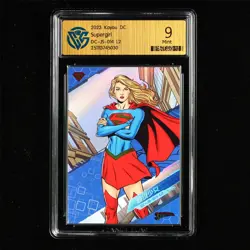 CCG Mint 9 KAYOU 2023 DC Comics CCG Card CHN DC-JS-014 Supergirl - Image 2