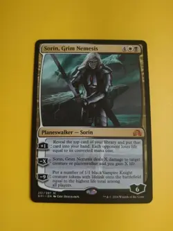 Sorin, Grim Nemesis. SOI Mythic Planeswalker Magic the Gathering Card. - Image 2
