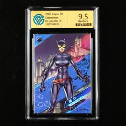 CCG GemMint 9.5 KAYOU 2023 DC Comics CCG Card CHN DC-JS-008 Catwoman - Image 1