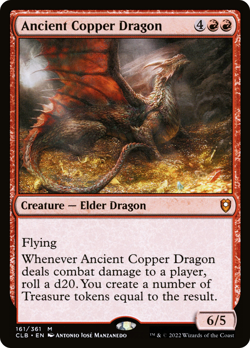 MTG - Ancient Copper Dragon - LP - Image 1