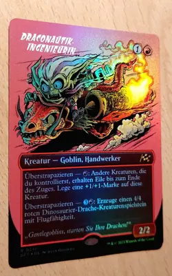 MTG Magic: # FOIL # Draconautik-Ingenieurin,Draconautics Engineer, DEUTSCH - Image 1