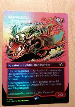 MTG Magic: # FOIL # Draconautik-Ingenieurin,Draconautics Engineer, DEUTSCH - Image 3