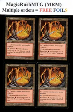 *MRM* FR/VF 4x Caverne oubli?e - Forgotten Cave MTG ONS - Image 1