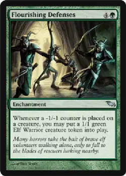 FLOURISHING DEFENSES Shadowmoor MTG Magic the Gathering Cards DJMagic - Image 1