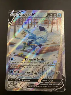 Pokemon TCG GLACEON V 175/203 Evoluzioni Eteree - 2021 ITA ITALIANO Back Rovinat - Image 1