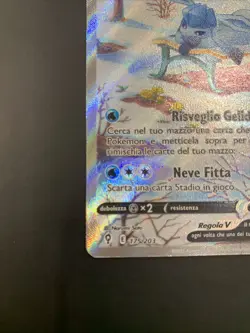 Pokemon TCG GLACEON V 175/203 Evoluzioni Eteree - 2021 ITA ITALIANO Back Rovinat - Image 4