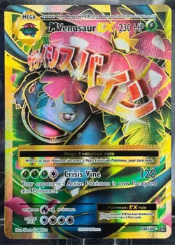 M VENUSAUR EX 100/108 FULL ART POKEMON XY EVOLUTIONS ULTRA RARE NEAR MINT - Image 1