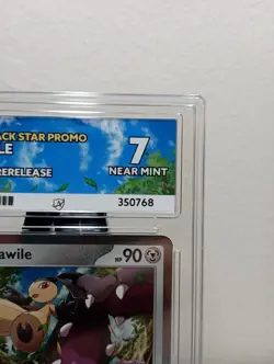 BGS 9 Mawile STAFF Promo #039 2023 Pokemon Obsidian Flames Prerelease Beckett - Image 2