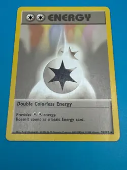 Double Colorless Energy - Base Set #96 - Vintage Pokemon Card TCG Lightly Played - Image 3