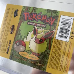 Pokemon Jungle Booster Pack Uncut Foil Australia Colour Transition - Image 2
