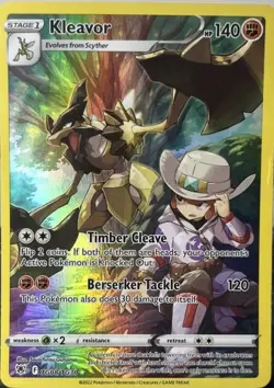 Pokemon TCG Kleavor Sword&Shield Astral Radiance TG08/TG30 Trainer Gallery Holo - Image 2