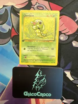 Carte Pokemon Francais Wizard Set De Base Chenipan 45/102 Edition 1 Ed1 First - Image 1