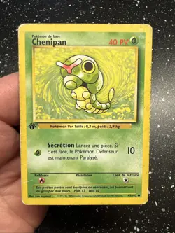 Carte Pokemon Francais Wizard Set De Base Chenipan 45/102 Edition 1 Ed1 First - Image 2