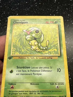 Carte Pokemon Francais Wizard Set De Base Chenipan 45/102 Edition 1 Ed1 First - Image 3