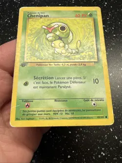 Carte Pokemon Francais Wizard Set De Base Chenipan 45/102 Edition 1 Ed1 First - Image 4
