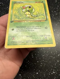 Carte Pokemon Francais Wizard Set De Base Chenipan 45/102 Edition 1 Ed1 First - Image 5