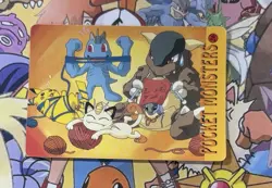 Pokemon Vintage Pocket Monsters Vending HOLO Prism Sticker 1999 Bandai Nintendo - Image 4