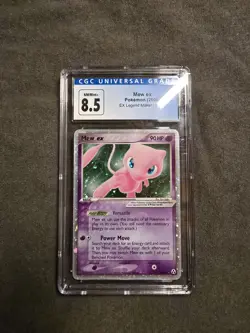 Pokemon CGC 8,5 MEW EX Holo 88/92 Pokemon Set Ex Legend Maker Eng - Image 2