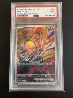 Pokemon Toedscool 201/198 Sv01 Scarlet & Violet Set Base Illustration Rare PSA 9 - Image 1