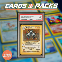Carte Pokemon Magneton 9/102 HOLO *TOP POP* Set de Base PSA 9 Mint 🇫🇷🔥 - Image 1