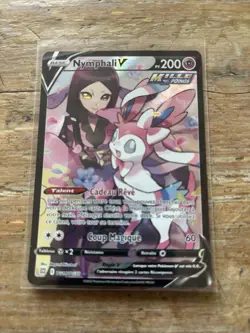 Carte Pokemon Nymphali V TG14/TG30 Epee Bouclier Star Etincelantes Francais EB09 - Image 1