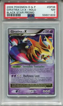 Pokemon Diamond & Pearl Black Star Promo DP38 Giratina LV.X Holo PSA 7 - Image 2