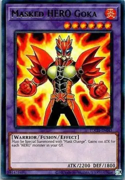 Masked HERO Goka - TOCH-EN043 - Rare - Unlimited Edition Near Mint Toon Chaos - Image 1