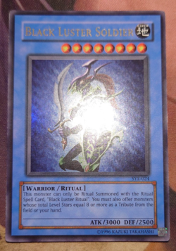 Black Luster Soldier ultra rare SYE-024 Yugioh - Image 1