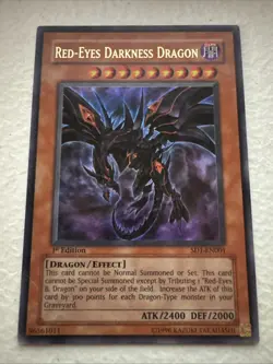 Yugioh! LP Red-Eyes Darkness Dragon - SD1-EN001 - Ultra Rare - 1st Edition Light - Image 1