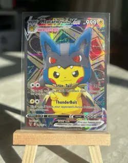 Pokemon Non-TCG Pikachu Mega Lucario Cosplay Pokemon Card (English) - NM - Image 1
