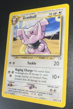 Granbull - Neo Genesis Set - 37/111 - Uncommon - Pokemon Card - Unlimited NM TCG - Image 1