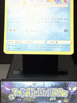 Pokemon Card Alolan Vulpix 21/145 Stamped TOY'R'US Promo Played - Image 3