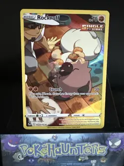 Pokemon Card Rockruff TG07/TG30 Silver Tempest Trainer Gallery Holo NM - Image 1