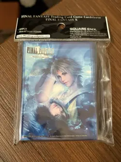 Final Fantasy X Tidus and Yuna - Standard Card Sleeves 60p Fftcg Hobby Japan - Image 1