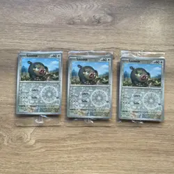 3x Lechonk 155/198 Pokemon Center Stamp 2023 Promo Card SVI EN Sealed - Image 1