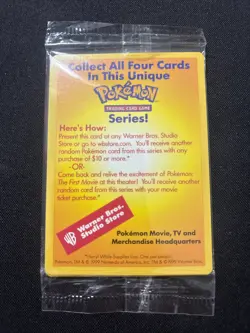 Electabuzz (Movie Promo) 02/53 Wotc Promo ( small cut in wrapper) + Free Card - Image 1