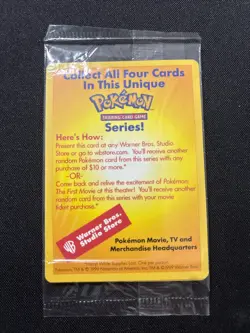Pokemon TCG Electabuzz The First Movie Black Star Promo 2 NM + Free Card - Image 1