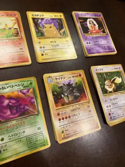 90+ Vintage Old Back Regular Pokemon Card Lot Japanese Trainer Cards Mixed - Image 5