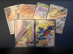 Pokemon TCG Destined Rivals Illustration Rare & Ultra Rare 6 Card LOT - Image 1