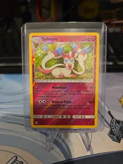 Pokemon Sylveon TCG SM Cosmic Eclipse Reverse Holo Card 155/236 NM/M Pack FRESH - Image 1
