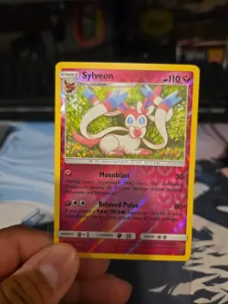 Pokemon Sylveon TCG SM Cosmic Eclipse Reverse Holo Card 155/236 NM/M Pack FRESH - Image 3