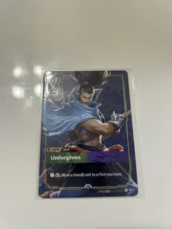 Riftbound Yasuo Unforgiven Metal Card Houston Prize Wall Exclusive 1 of 35 - Image 1