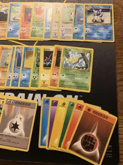 COMPLETE Base Set Uncommon and Common Set! Light Play! Vintage Wotc Pokemon Card - Image 4