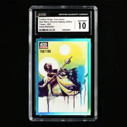 CGC GEMMINT 10 2023 Topps Chrome Black Star Wars CCG card Tusken Under Twin Suns - Image 2