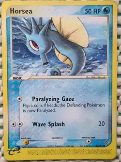 Pokemon Card - Horsea - 58/97 - EX Dragon -VLP Common - Image 1