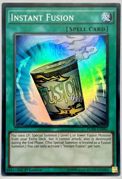 FUEN-EN042 Instant Fusion - Super Rare 1st Edition Lightly Played YuGiOh Card - Image 1